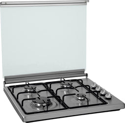 ETNA KGV358RVS - Vrijstaande Gaskookplaat - Geïntegreerde vonkontsteking - Roestvrijstaal