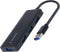 Gembird UHB-U3P4-03 - USB 3.0 Hub - 4x USB 3.2 (Gen1, 5Gb/s) - 102 x 67 x 22 mm