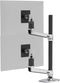Ergotron LX Dual Stacking Arm - Bureaumount - Horizontaal draaibaar Verstelbare hoogte - Aluminium (2 stuks)