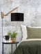GOOD&MOJO Wandlamp Andes - Bamboe/Zwart - 50x32x45cm - Binnen Scandinavisch,Bohemian