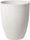 CROTON - Bloempot set van 2 - Gebroken wit - 43 cm - Stenenmix