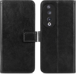 iMoshion Hoesje Geschikt voor Honor 90 Pro Hoesje Met Pasjeshouder - iMoshion Luxe Bookcase - Zwart