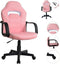 Bureaustoel gamestoel Thomas - kinderen - racing gaming stijl - hoogte verstelbaar - roze