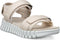 Ecco Gruuv Sandalen - Platte Sandalen - Klittenbandsluiting - Beige
