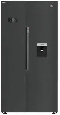 Beko GN163241XBRN - Amerikaanse Koel-Vriescombinatie - No Frost - Roestvrij staal