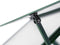 vidaXL - Tuinkas - met - basisframe - 445x169x195 - cm - aluminium - groen