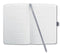 Sigel - notitieboek - A5 - Jolie Flair - hardcover - 174 pagina's - lijn - 80 grams papier - gletsjer grijs - SI-JN127