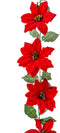 Christmas Kerstkrans Rood Groen Plastic 180 Cm