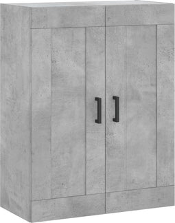 vidaXL - Wandkast - 69,5x34x90 - cm - bewerkt - hout - betongrijs