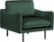 VINTERBRO - Fauteuil - Groen - Fluweel