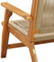 vidaXL - Tuinstoelen - 2 - stuks - Beige - 67x77x73 - cm - Massief - acaciahout