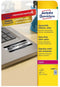 Avery Zweckform L6009-8 - Etiketten typeplaatjes 45,7 x 21,2 mm - Robuust en permanent hechtend - Zilver (384 stuks)