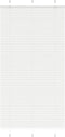 vidaXL - Plissé - rolgordijn - 110x200 - cm - stofbreedte - 109,4cm - polyester - wit