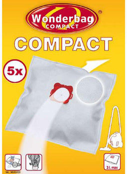Rowenta Wonderbag Compact WB305120 - Stofzuigerzakken Microvezel - Geschikt voor City Space en Compacteo Ergo (5 stuks)