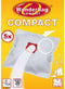 Rowenta Wonderbag Compact WB305120 - Stofzuigerzakken Microvezel - Geschikt voor City Space en Compacteo Ergo (5 stuks)
