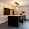 Atmooz - Hanglamp Flo - Industrieel - Woonkamer / Slaapkamer / Eetkamer - Plafondlamp - Goud Brons en Zwart - Hoogte 110cm - Metaal