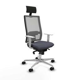 Bureaustoel met hoofdsteun Piqueras y Crespo 4B086N1 Donker grijs