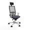 Bureaustoel met hoofdsteun Piqueras y Crespo 4B086N1 Donker grijs