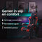 Protrue Gaming Stoel - Racing Game Chair - Ergonomisch - Zwart/Rood