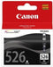 CLI-526BK inktcartridge zwart standard capacity 9ml 555 foto's 1-pack blister zonder alarm