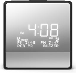 Philips TAR4600/10 - Wekker - DAB+ radio met USB-C oplaadpoort - 103,5mm x 103mm