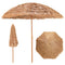 coast Hawaiiaanse Stijl Stroparasol Ø205 cm – Natuurlijk Design met 8 Metalen Ribben
