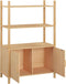 vidaXL - Hoge - kast - 80x40x121 - bewerkt - hout