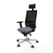 Bureaustoel met hoofdsteun Piqueras y Crespo 2D086G1 Grijs
