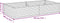 vidaXL - Plantenbak - verhoogd - 195x100x36 - cm - cortenstaal