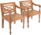 vidaXL - Stoelen - Batavia - 2 - st - massief - mahoniehout - lichtbruin