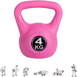 Kettlebell-Gewicht met Ergonomische Handgreep, Kettlebell-Halter voor Spiertraining Thuis en in de S