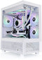 Thermaltake View 170 TG ARGB - Micro Tower PC - Micro-ATX Mini-ITX - Gehard glas Wit