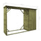 vidaXL - Tuinschuur - 253x80x170 - cm - grenenhout