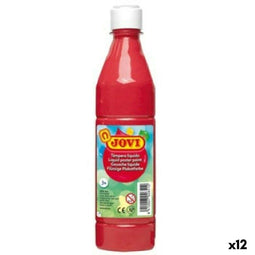 Jovi - Vloeibare Plakkaatverf - 500 ml - Vermiljoen (12 Stuks)