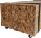 vidaXL - Salontafel - 110x45x38 - cm - massief - teakhout