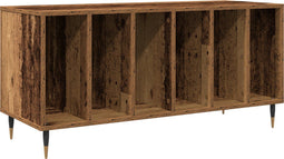 vidaXL - Recordkast - Artisan - Eiken - 100x38x48 - cm - Geengineerd - Hout