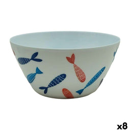 Saladekom La Mediterránea FISHER 25,5 x 13,5 cm (8 Stuks)
