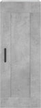 vidaXL - Wandkast - 34,5x34x90 - cm - bewerkt - hout - betongrijs