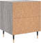 vidaXL - Nachtkastje - 40x35x47,5 - cm - bewerkt - hout - grijs - sonoma - eikenkleur