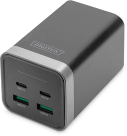 Digitus DA-10181 - Oplader - USB/TB Power Delivery max 150W - Zilver Zwart