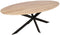 StarFurn Eettafel Ferris Eiken Ovaal 210cm Naturel