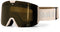 SINNER ARC - Skibril - Dubbele gouden spiegellenzen - Matte Light Grey