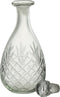 J-Line decoratie Fles Faune - glas - transparant - small
