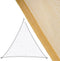 Schaduwdoeken Zonnetent 5 x 5 m Beige Polyethyleen 500 x 500 x 0,5 cm