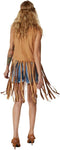 dressforfun - dameskostuum Hippie Weste - XL - inclusief zonnebril haarband oorbellen - bruin