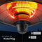 tectake® Solaris Orbit - Hangende infraroodstraler - 2500 W - Aluminium zwart