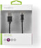 USB-Kabel - USB 2.0 - USB-A Male - USB Micro-B Male - 12 W - 480 Mbps - Vernikkeld - 2.00 m - Rond - PVC - Zwart - Doos