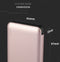 V-tac VT-3510 Compacte powerbank - 5.000 mAh - roze