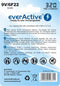Everactive EVHRL22-320 - Ni-MH 9V 320 mAh - LSD technologie - Wit