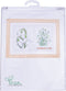 Thea Gouverneur - Borduurpakket met telpatroon - 446A - Voorgesorteerde DMC Garens - Sneeuwklokjes - Aida - 34 cm x 22 cm - DIY Kit